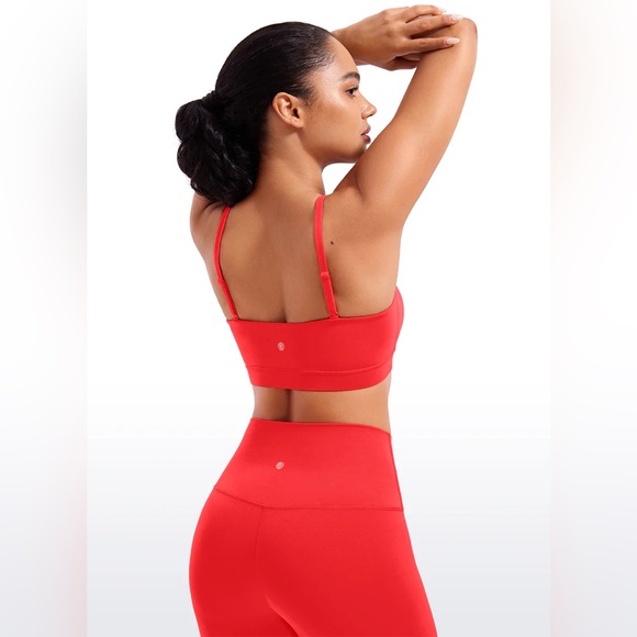 Butterluxe Adjustable Spaghetti Thin Strap Sports Bra - Picture 2 of 5